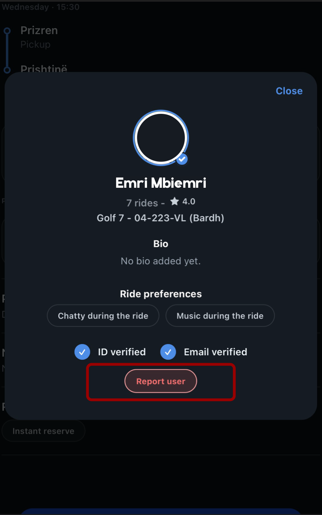 Profili Përdoruesit